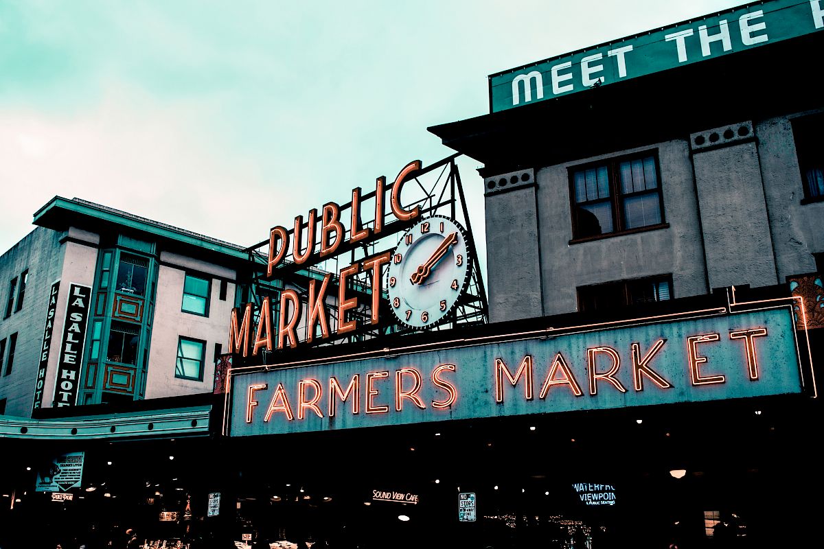 The image shows the entrance sign of a